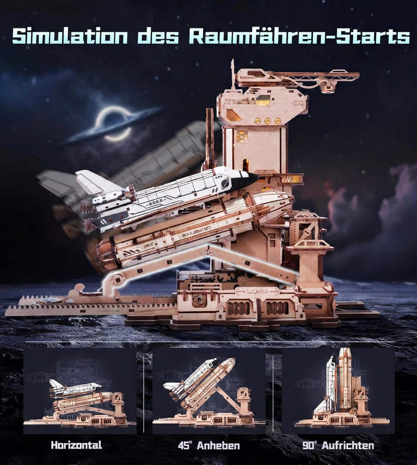 Raumfähre - Modellbausatz zum Basteln