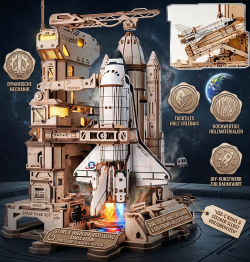 Raumfähre - Modellbausatz zum Basteln