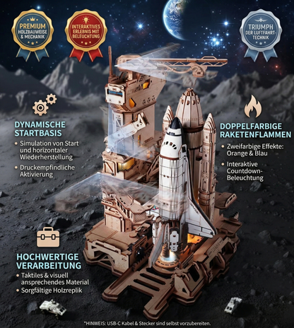 Raumfähre - Modellbausatz zum Basteln